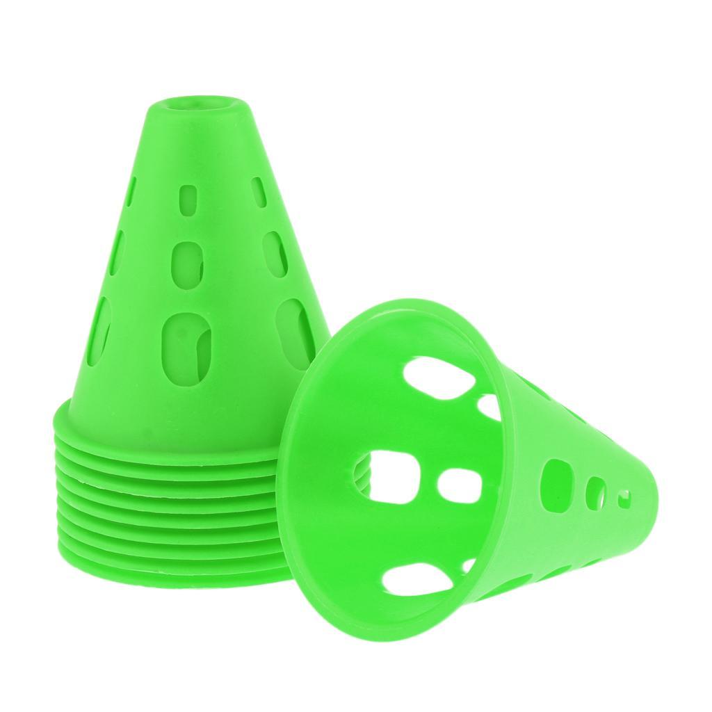 2-5pack  10pcs  Windproof  Sport Training Traffic Road Cones
