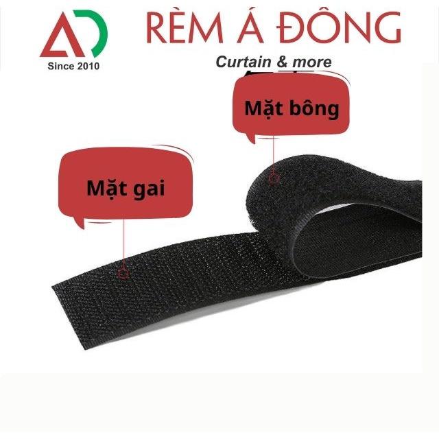 Băng dính Velcro dán tường tiện dụng, size 3cm màu trắng (mét)