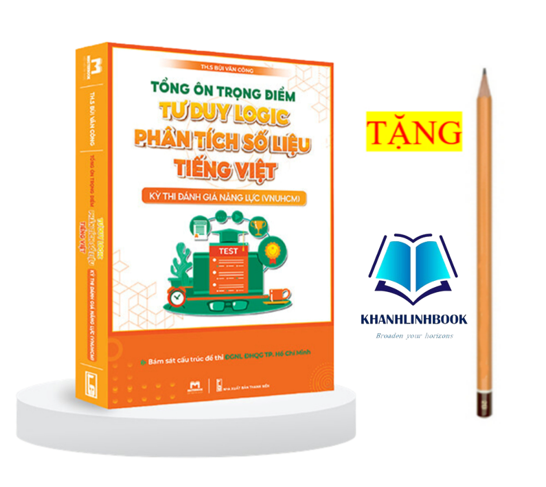 Sách - Tổng ôn trọng điểm - Tư duy logic phân tích số liệu tiếng việt (Masterbook)