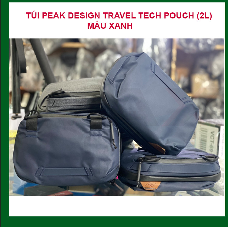 TÚI PEAK DESIGN TRAVEL TECH POUCH (2L) MÀU XANH - HÀNG CHÍNH HÃNG