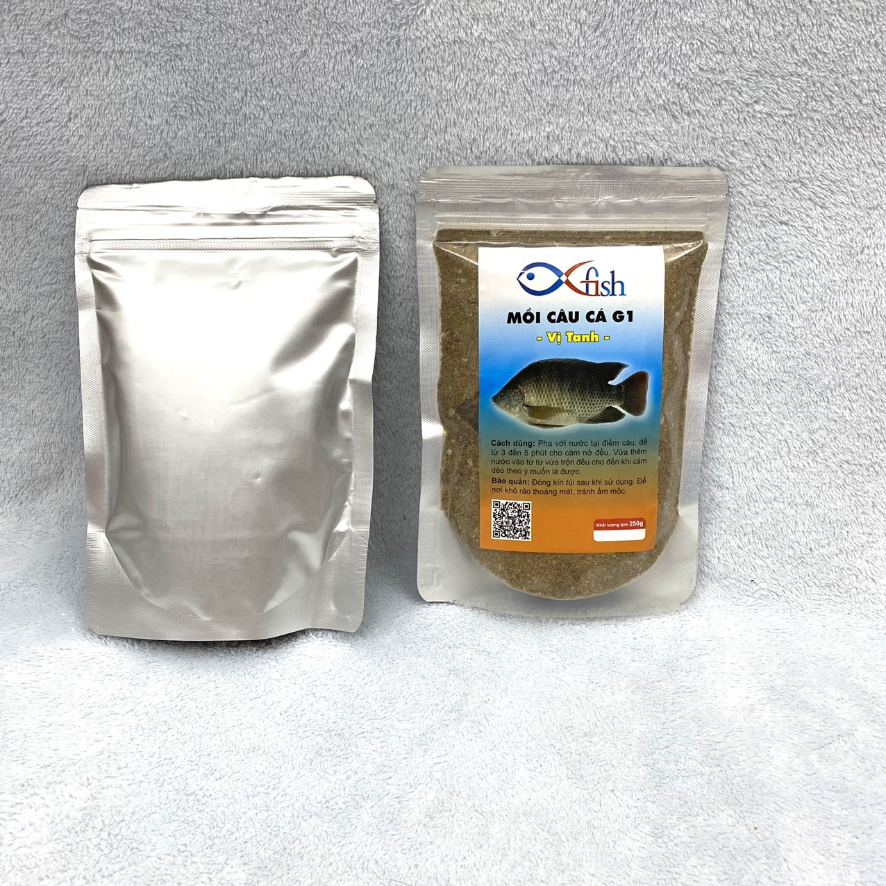 Mồi Câu Cá Rô Phi G1 Vị Tanh Gói 250g