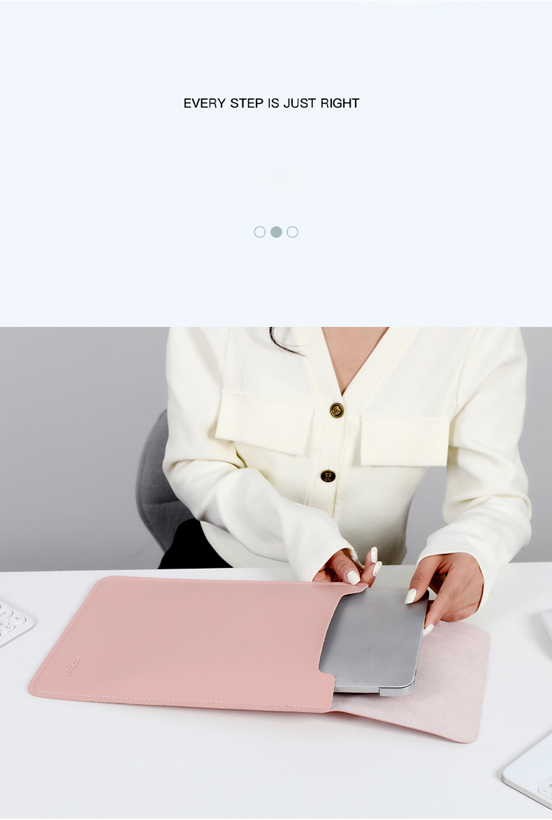 Túi bao da chống sốc dành cho máy tính, macbook, laptop, ipad, surface kiêm tấm lót di chuột chống nước - Hàng chính hãng