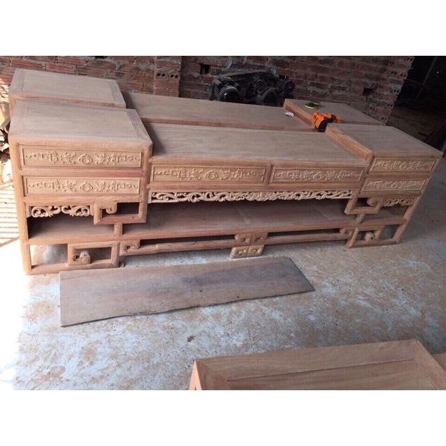 Kệ tivi gỗ hương đá