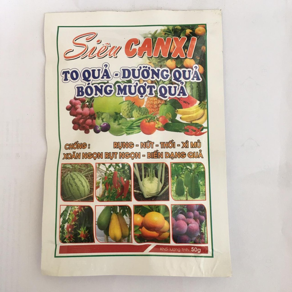 Phân bón trung lượng Siêu Canxi gói 50gr