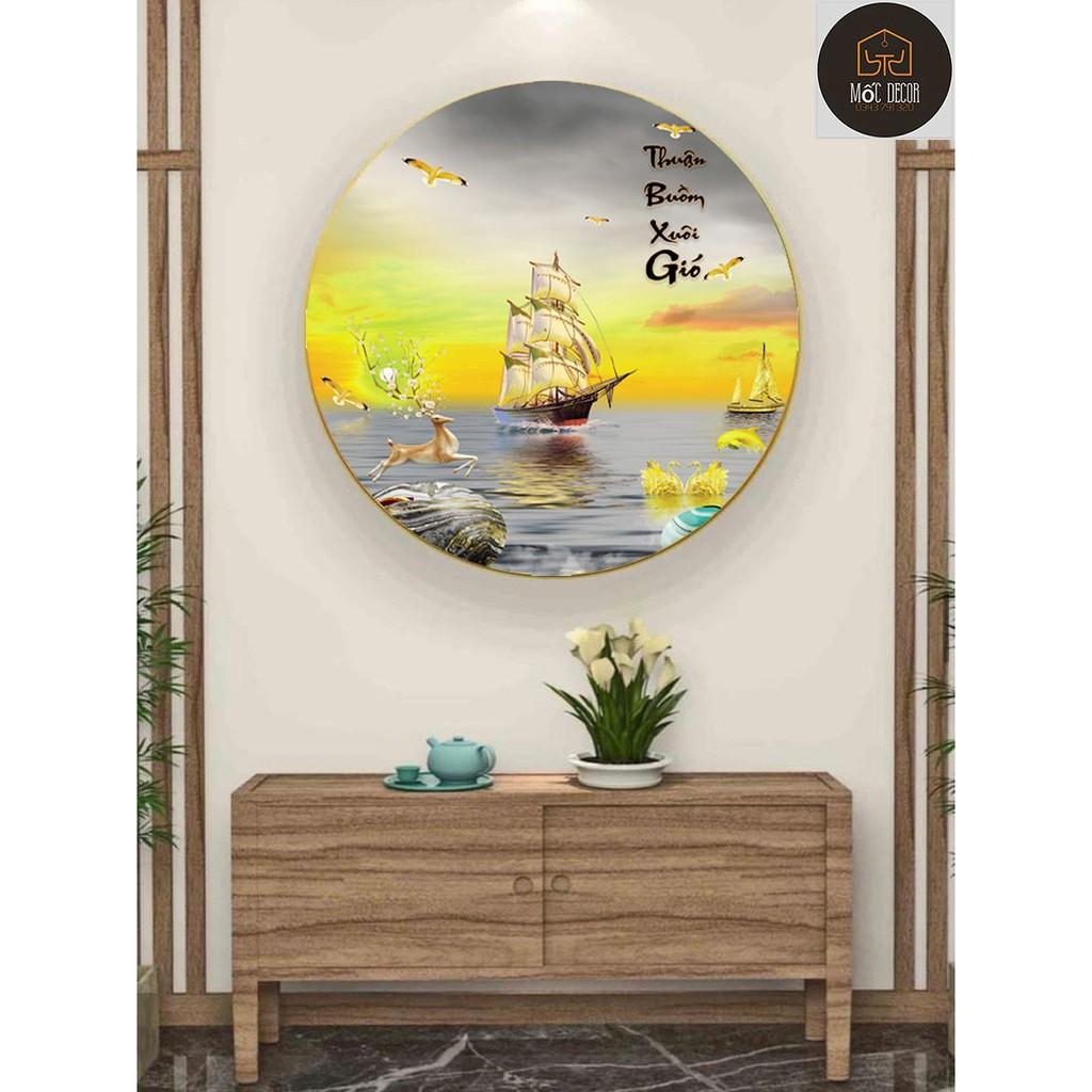 Tranh tròn RẺ VÔ ĐỊCH Xả tranh tròn tráng gương - tranh tròn decor, mẫu độc lạ, tranh tròn trang trí phòng