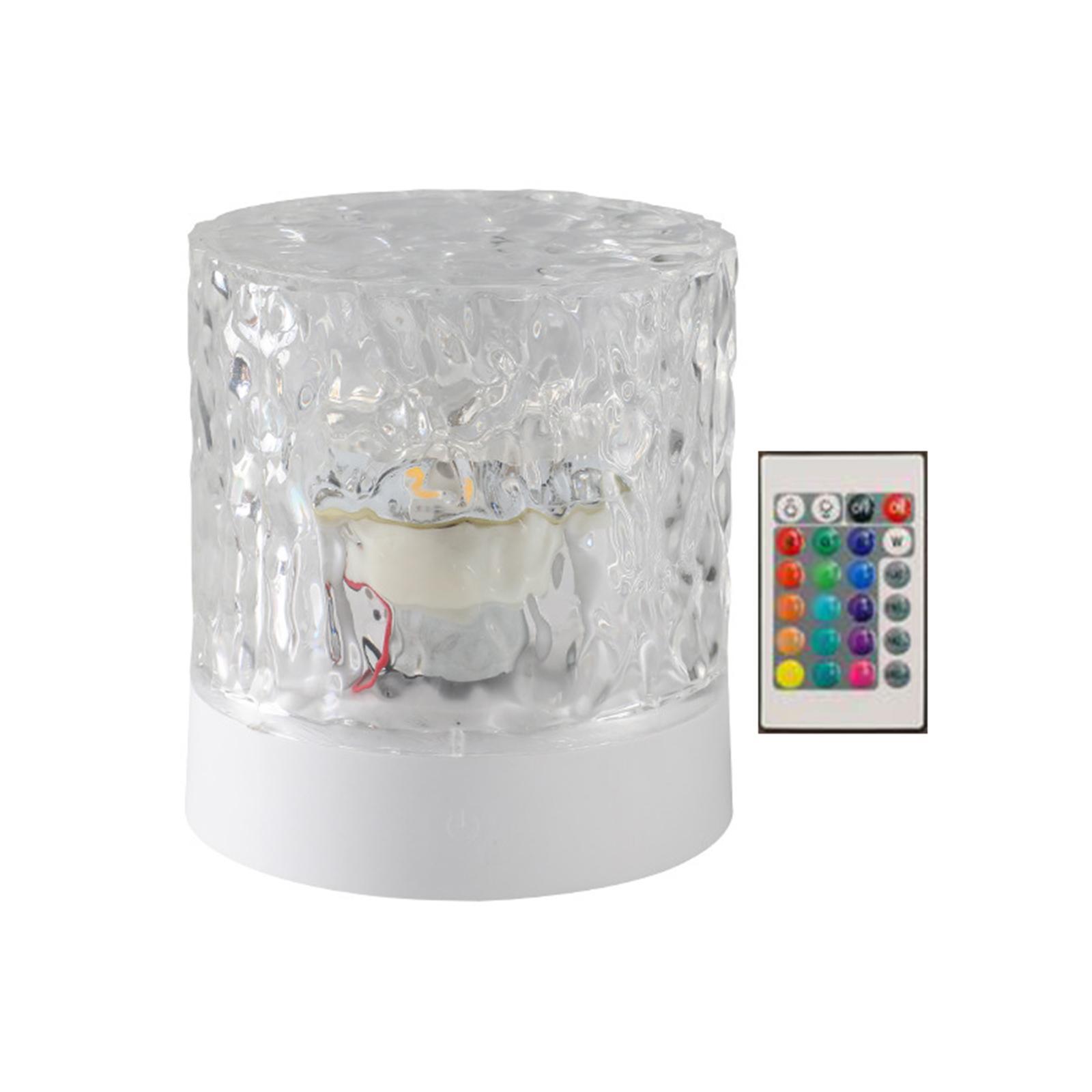 Dynamic Rotating Water Night Light, Atmosphere Lamp Night Light Romantic 16 Color with Remote for Bar Party