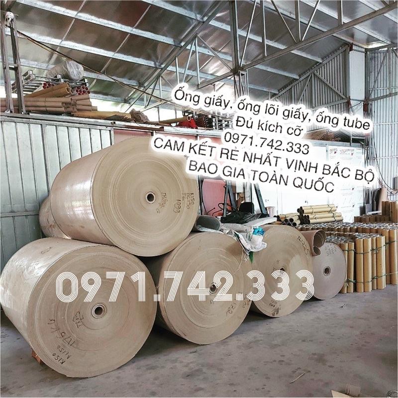 Ống Tube, ống giấy đựng poster, đựng tranh có nắp 2 đầu