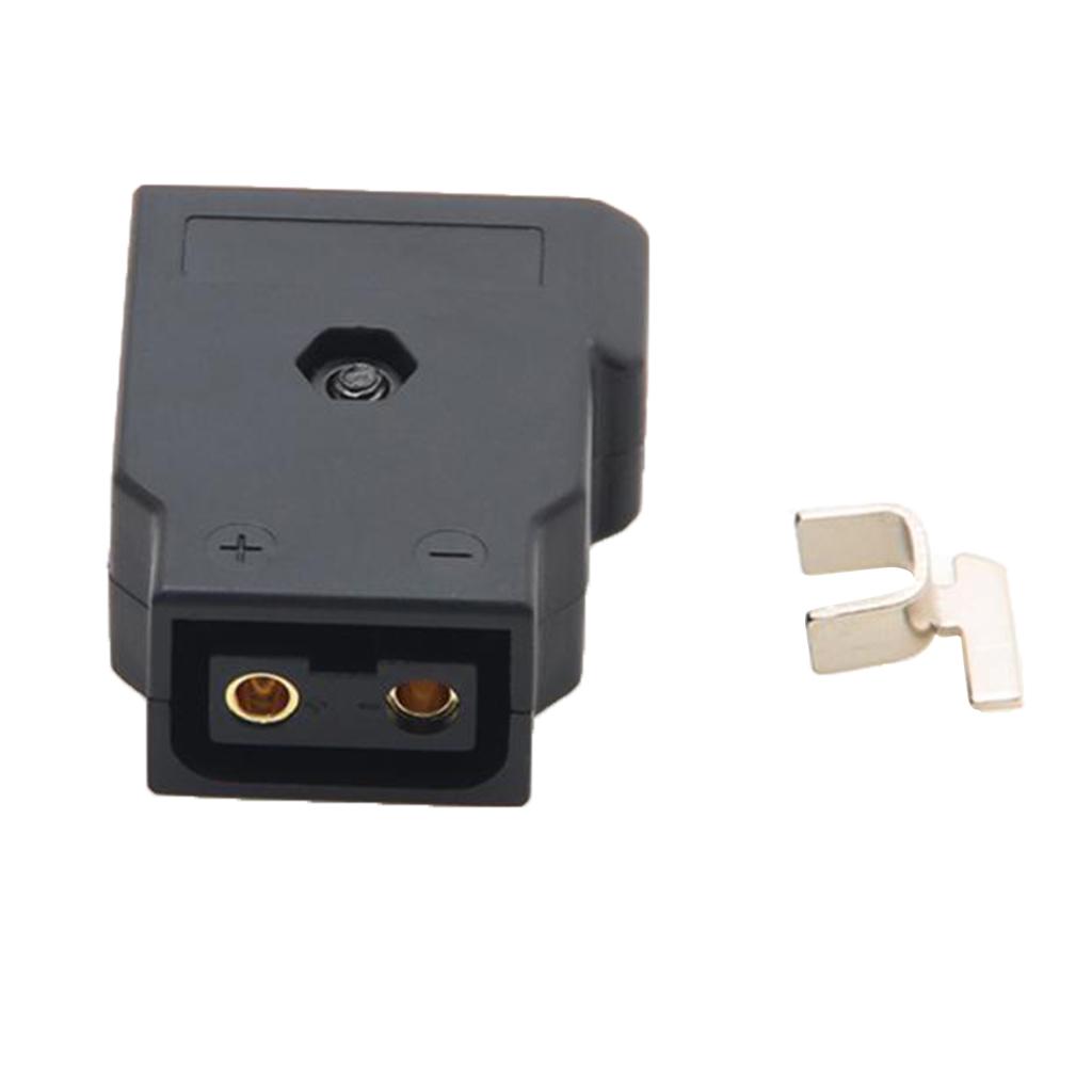 Pack of 5 Female D-Tap Plug Connector for DSLR Rig Power Cable V-mount Anton Battery Black