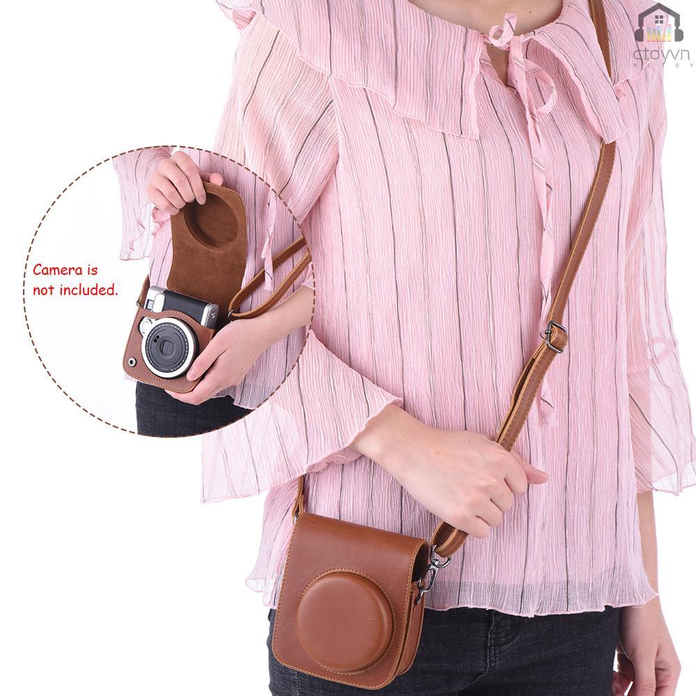 Túi da PU đựng máy ảnh Fujifilm Instax Mini 90