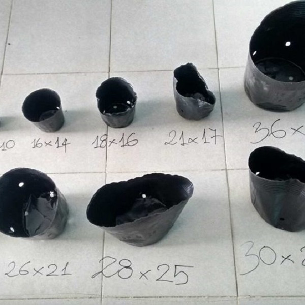 2KG CHẬU NHỰA MỀM 23x18 - BỊCH, TÚI BẦU ƯƠM CÂY 23x18, 2kg = 150 chậu