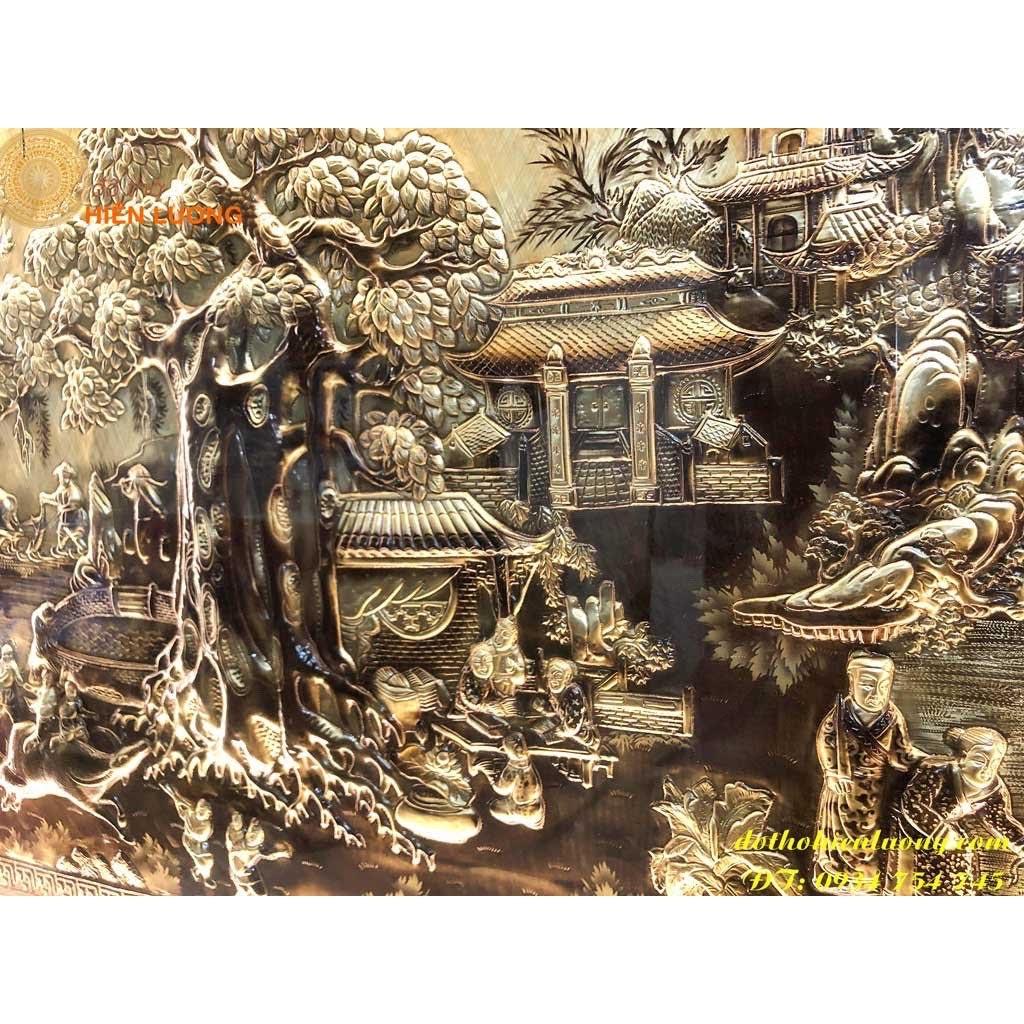 Tranh Đồng "Cội Nguồn Quê Hương"