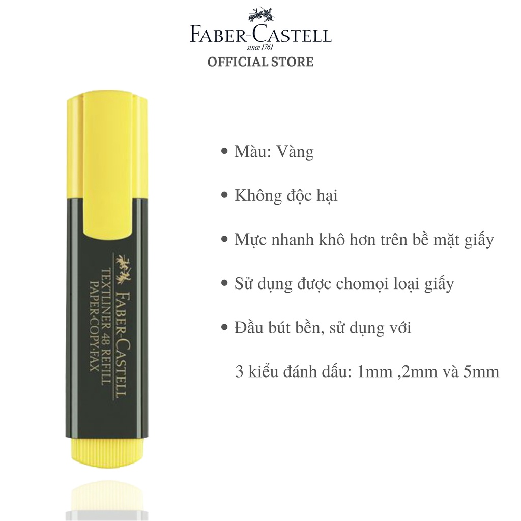 Bút Dạ Quang - Bút Đánh Dấu TEXTLINER 48 Faber-Castell