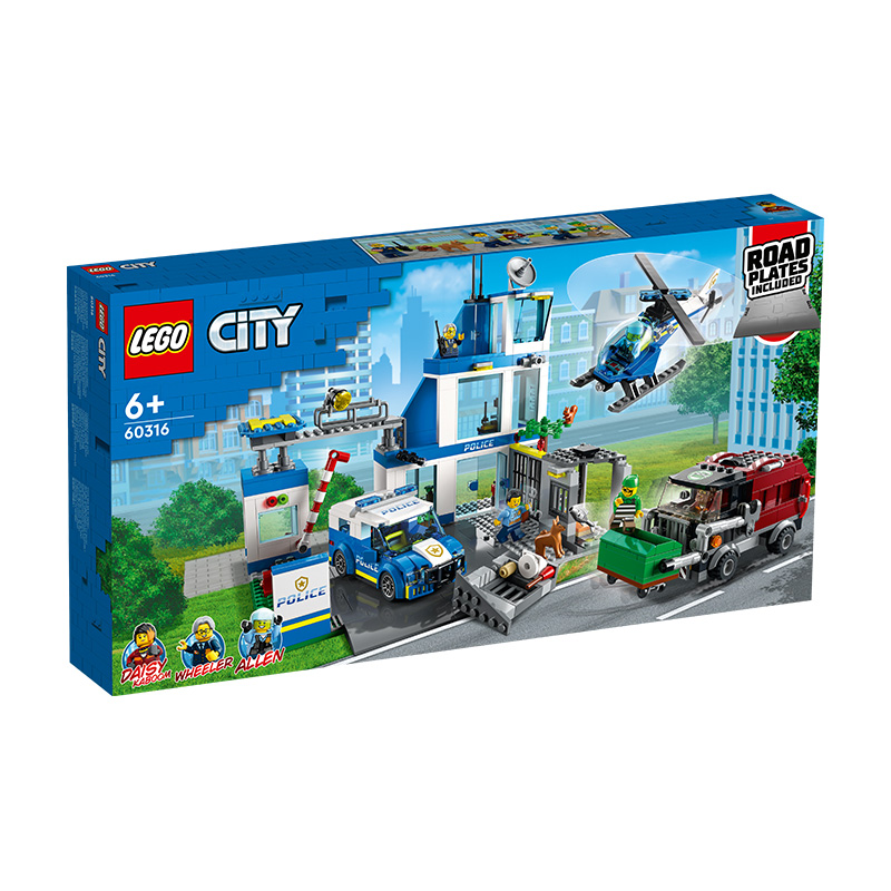 Đồ Chơi LEGO CITY Trạm Cảnh Sát Thành Phố 60316