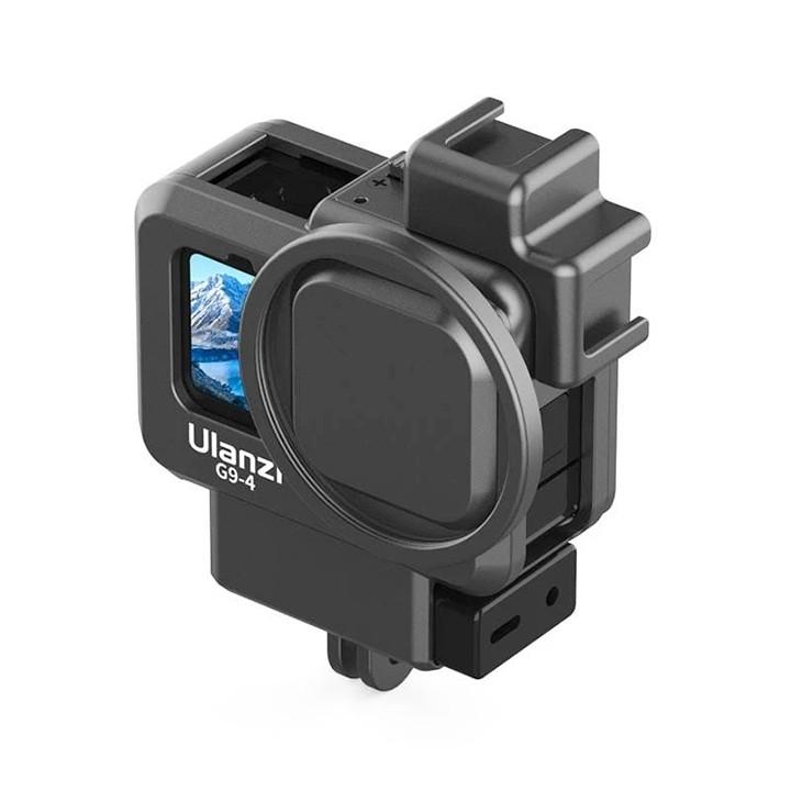 KHUNG CHO GOPRO 10 / GOPRO 9 ULANZI G9-4 CÓ KHE GẮN ADAPTER MIC LED - HÀNG CHÍNH HÃNG