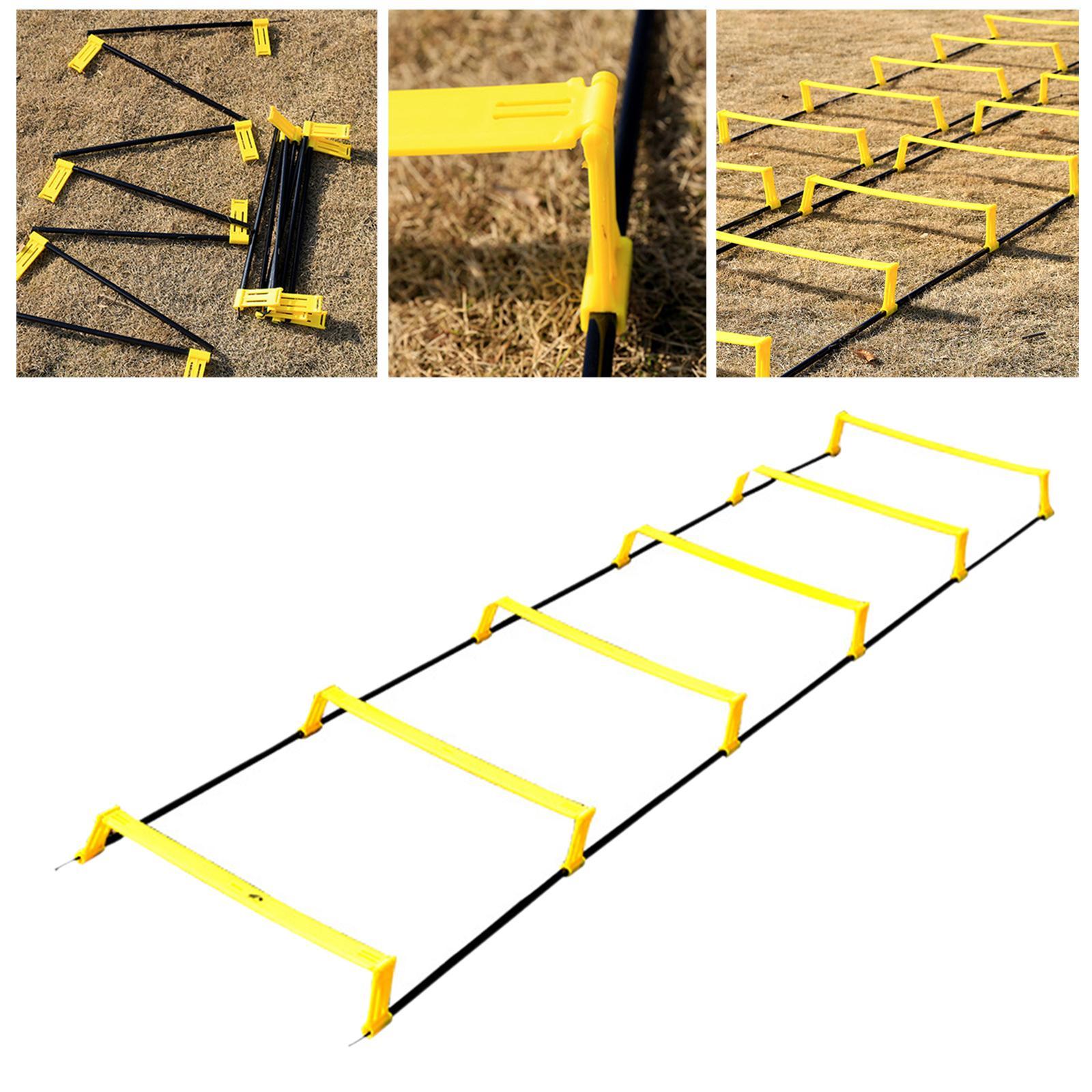 Agility Ladder Speed Training Ladder Fitness 6pcs