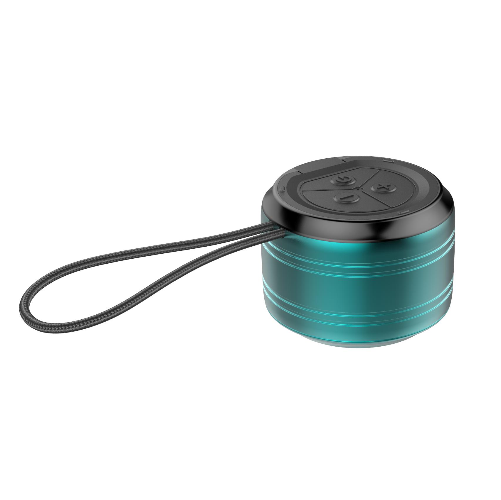 Loa không dây Bluetooth V5.0 Loa di động ngoài trời mini 3W Loa siêu trầm Cuộc gọi rảnh tay có Mic Màu sắc: Xanh cỏ
