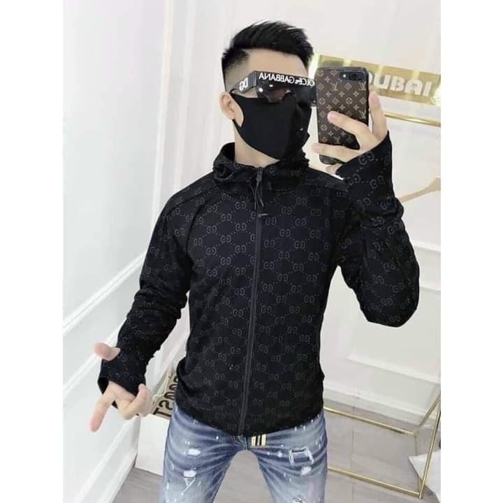 Áo Chống Nắng Dập Hình L.V Nam Nữ Chất Thông Hơi Co Giãn Chống Nắng Chống Tia UV