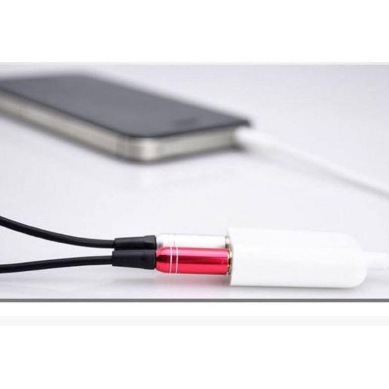 Jack chia cổng tai nghe 3.5mm 1 ra 2 Duashop