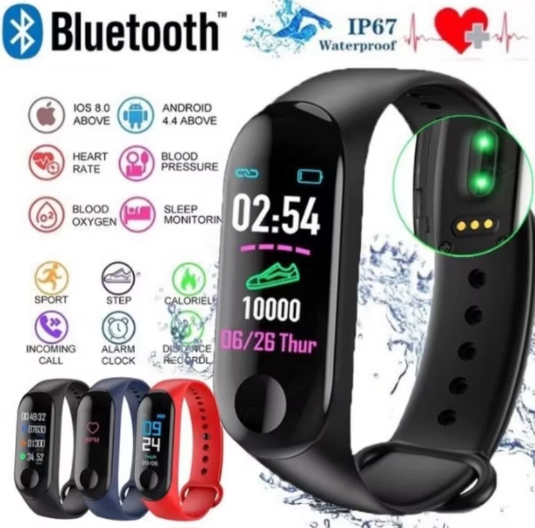 ĐỒNG HỒ LED ĐEO TAY THỂ THAO ĐO NHỊP TIM BƯỚC CHÂN VẬN ĐỘNG THÔNG MINH