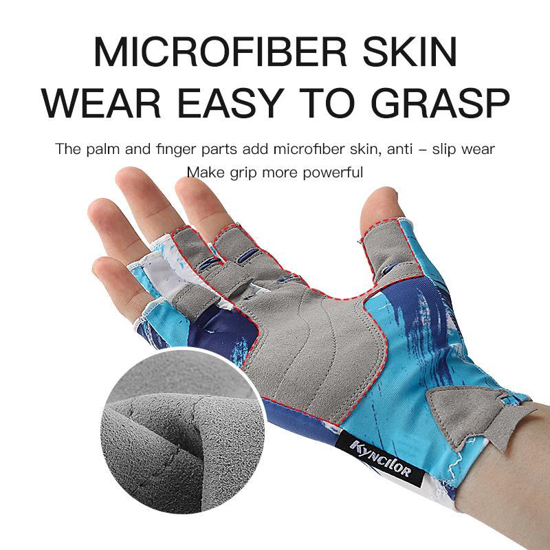 Mùa Hè Thể Thao Ngoài Trời Đi Xe Đạp Chống Nắng Thoáng Khí, Đeo Ngón Găng Tay Câu Cá, Nam Nữ Thoải Mái