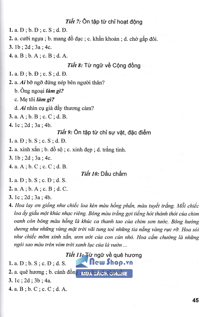 PHÁT TRIỂN VÀ NÂNG CAO TIẾNG VIỆT LỚP 3 (DÙNG CHUNG CHO CÁC SGK MỚI HIỆN HÀNH)