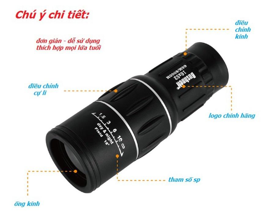 ống nhòm xuyênn quần áo - ống nhòm Bushnell 1 mắt 2021,nhìn cực xa,siêu nét,thiết kế nhỏ gọn,dễ dàng sử dụng.