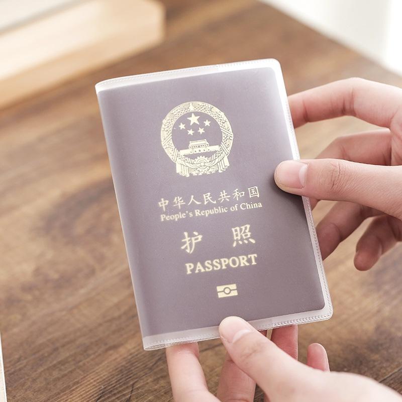 Bao bọc hộ chiếu - passport, kèm ngăn đựng thẻ tín dụng ID PVC trong mờ KN STORE