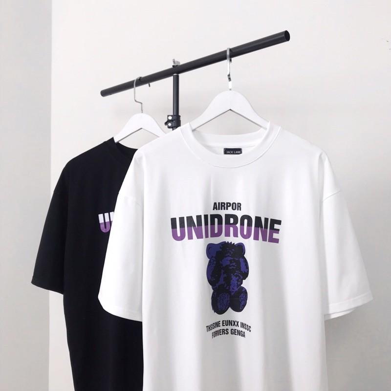 Áo phông oversize Unidrone,JACKLANE , Áo cộc tay Unisex Jack Lane