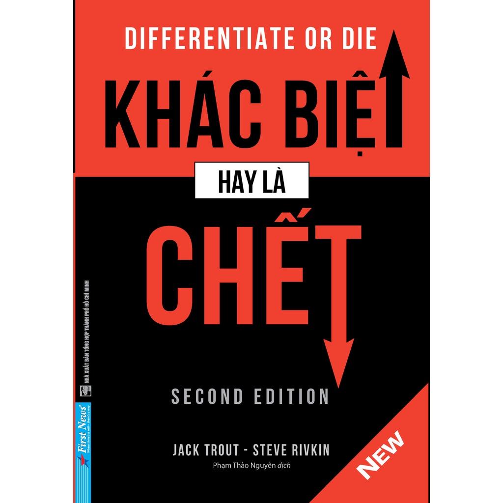 Sách - Combo Khác Biệt Để Bứt Phá + Khác Biệt Hay Là Chết - First News