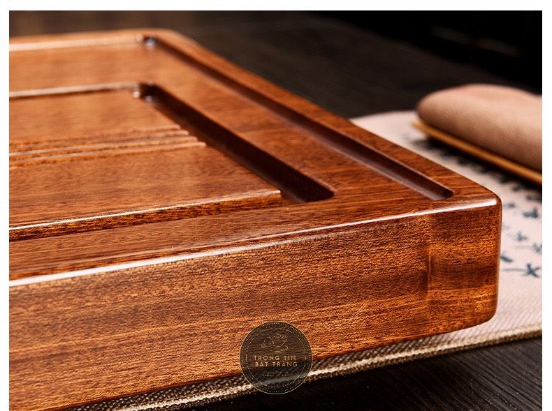 Khay Trà Tre Cao Cấp Chữ Nhật Kích Thước 55*37*3.6 KT 54