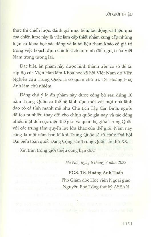 Chiến Lược An Ninh Đối Ngoại Mới Của Trung Quốc - Sự Lựa Chọn Cho Vị Trí Siêu Cường