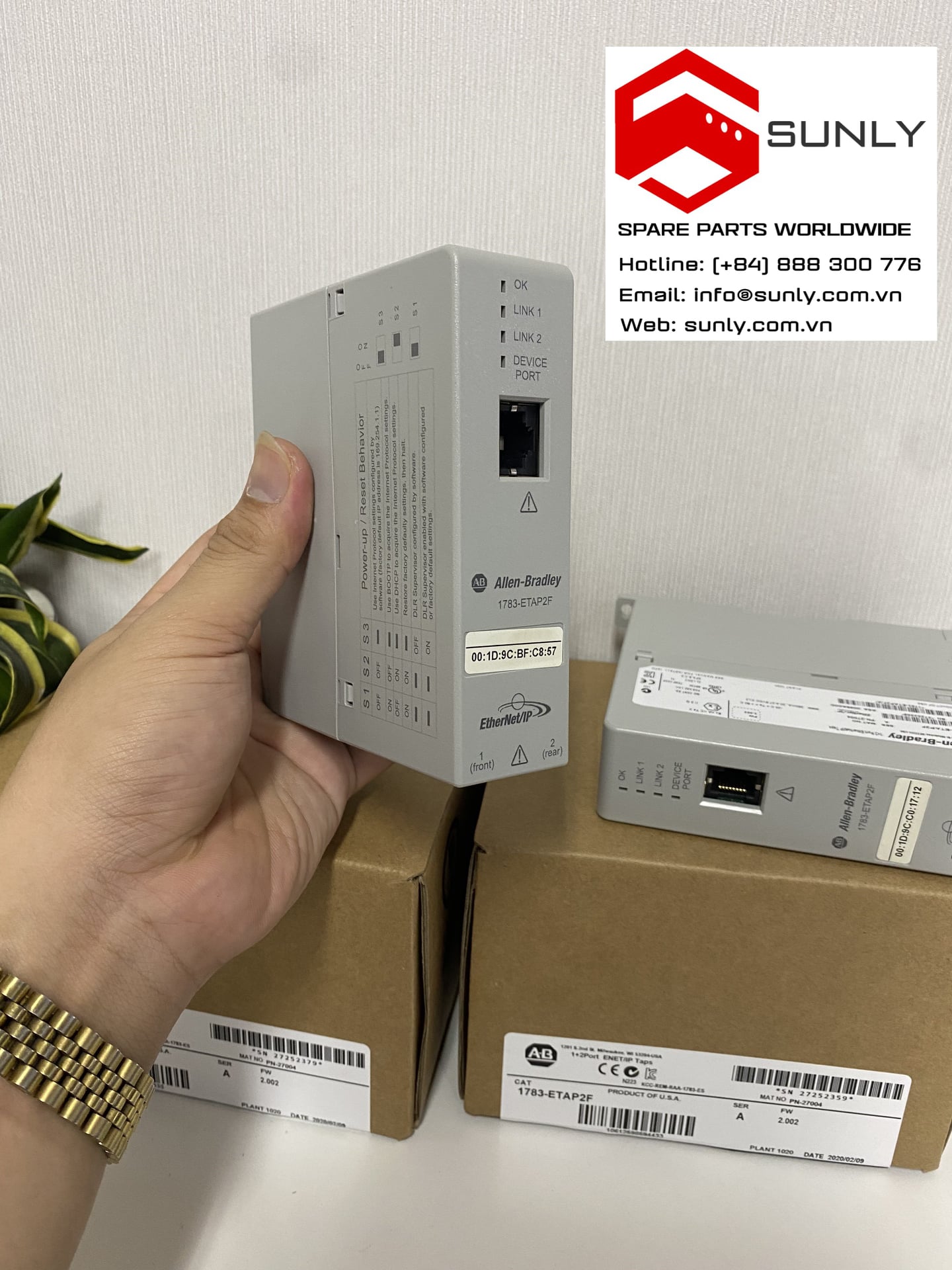 Module truyền thông Allen Bradley 1783-ETAP2 - Hàng Chính Hãng