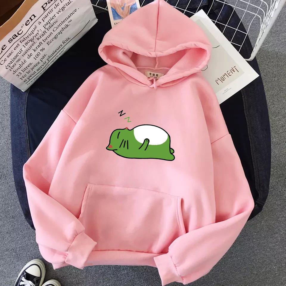 ÁO HOODIE NAM NỮ IN GẤU NGỦ CUTE