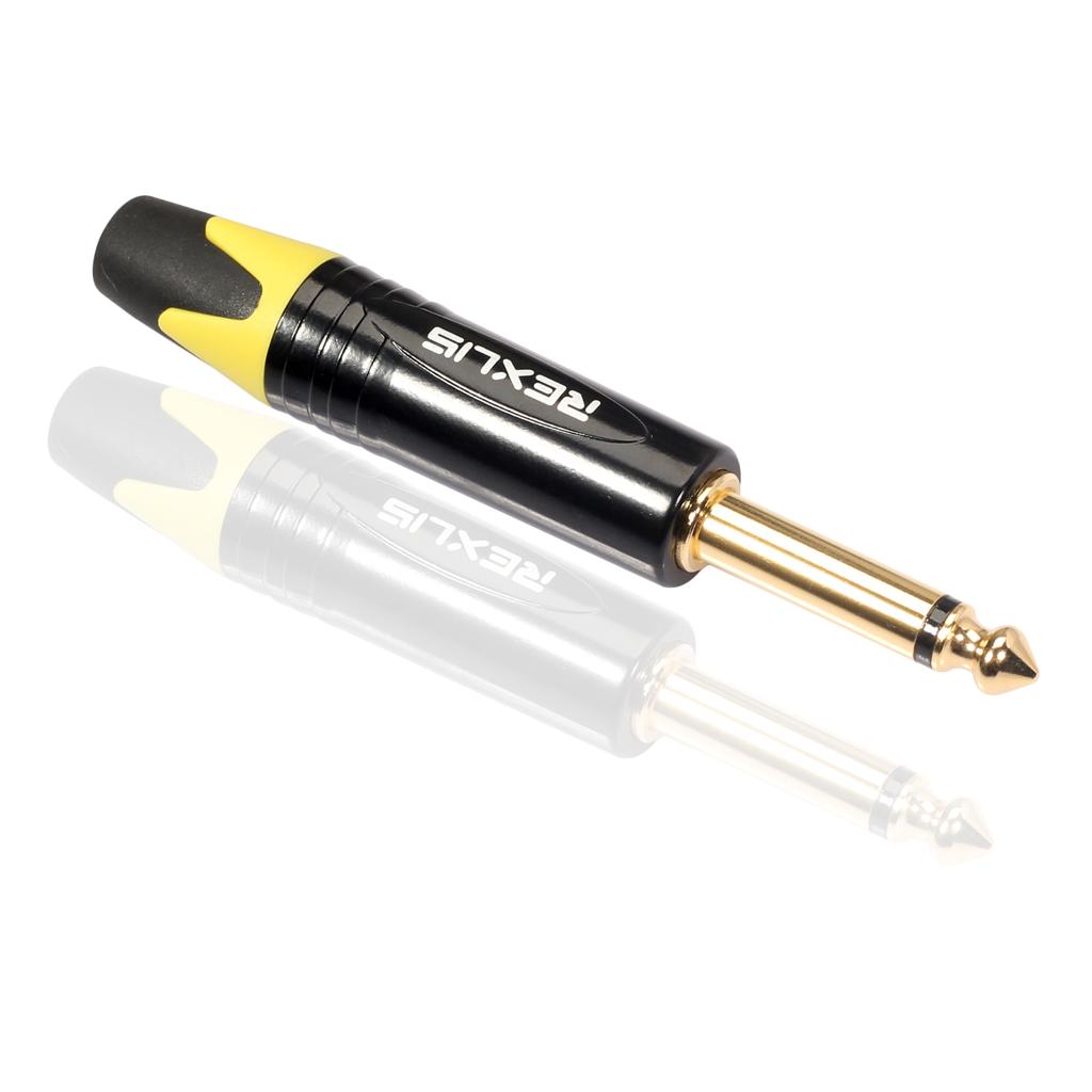 2 Pieces 6.35mm 1/4 inch Stereo Jack Plug For DIY Audio Soldering For Microphone Guitar