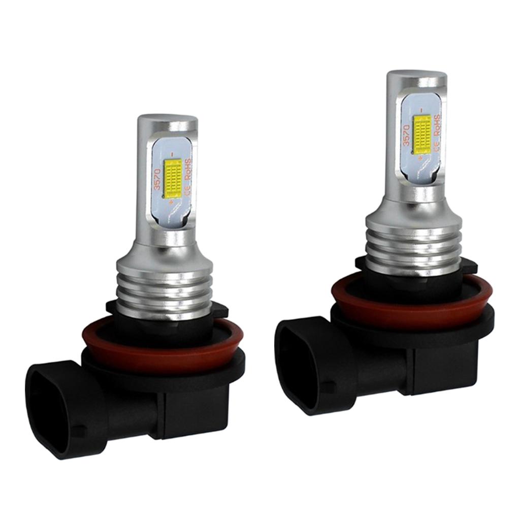 2 Pieces H8/H11-3570 LED Headlights Bulb High/Low Beam 80W 1700-1800LM 6000K
