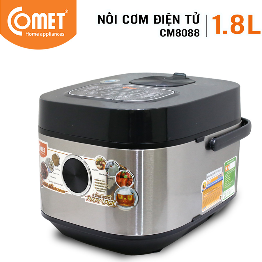 Nồi cơm điện tử COMET CM8088 1.8L - Hàng chính hãng