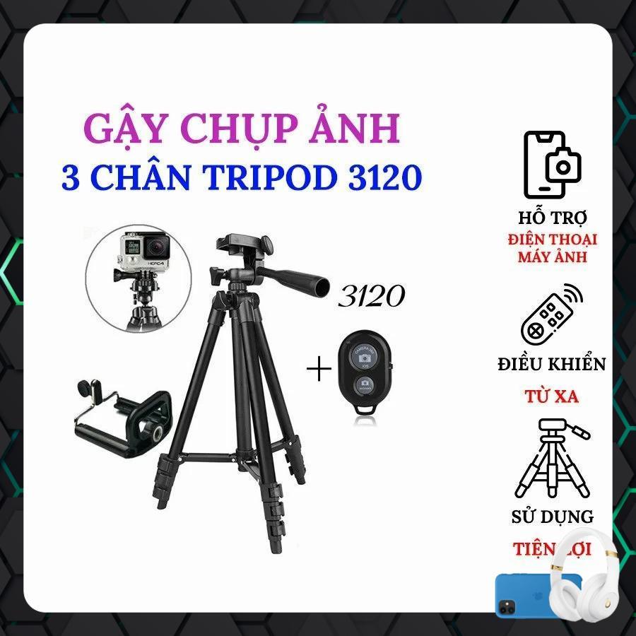 Gậy Chụp Ảnh 3 Chân TriPod 3120 Chính Hãng 1,1m Gấp Gọn Tiện Lợi