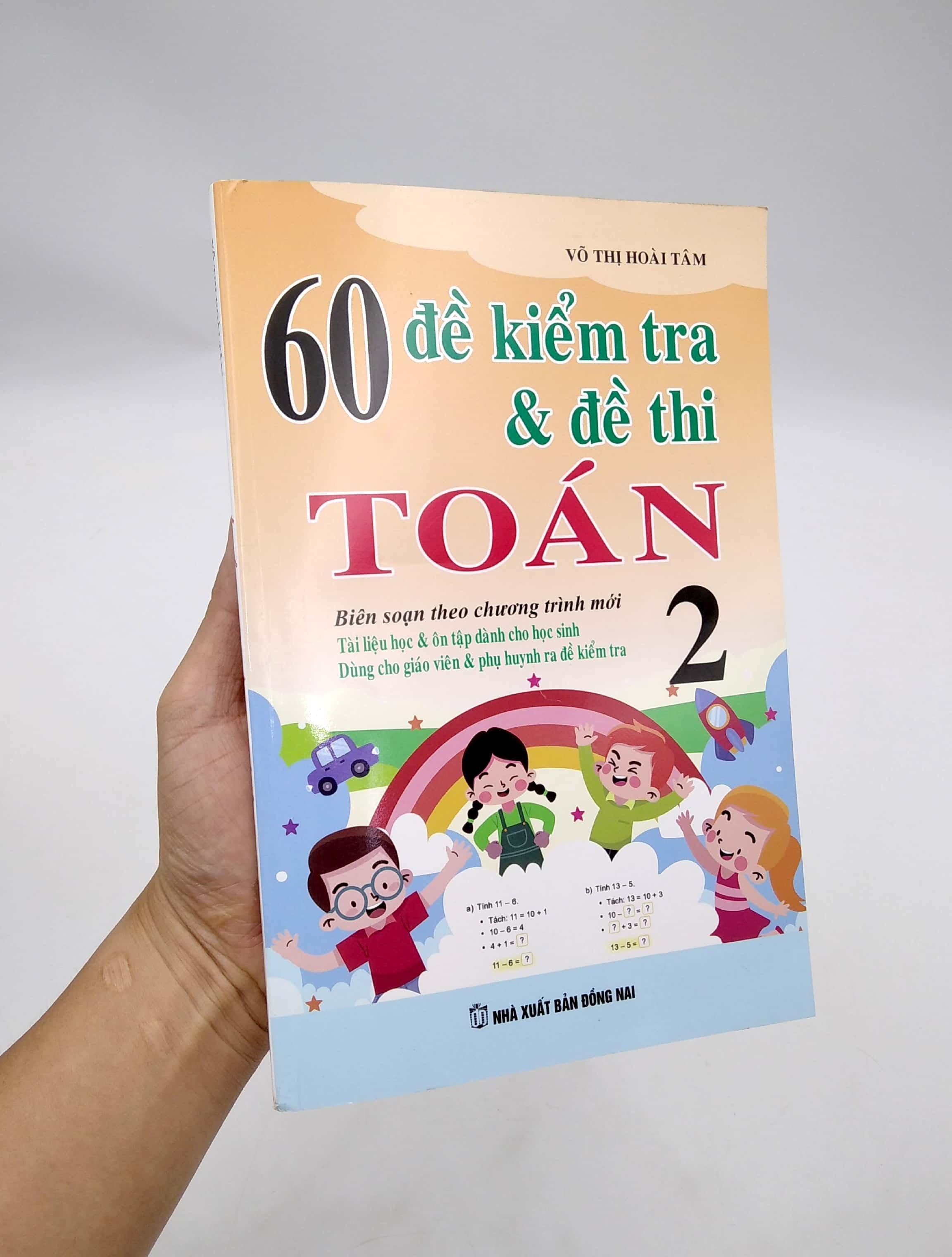 60 Đề Kiểm Tra &amp; Đề Thi Toán 2