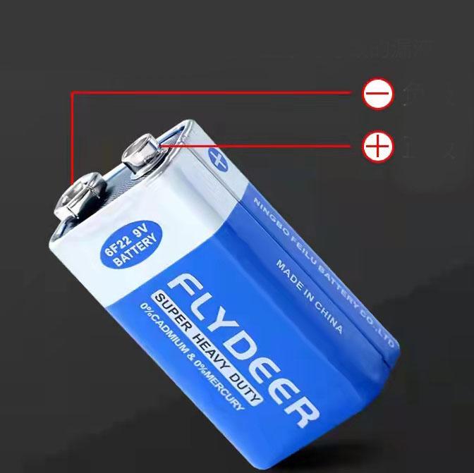 4-10 Chiếc 100% Mới Chính Hãng Pin Carbon 9V 9800MAh 6F22 Nhạc Cụ Báo Động Đồng Hồ Đo Vạn Năng Micro Đồ Chơi Điều Khiển Từ Xa KTV Điện Áp Danh Định: 9V