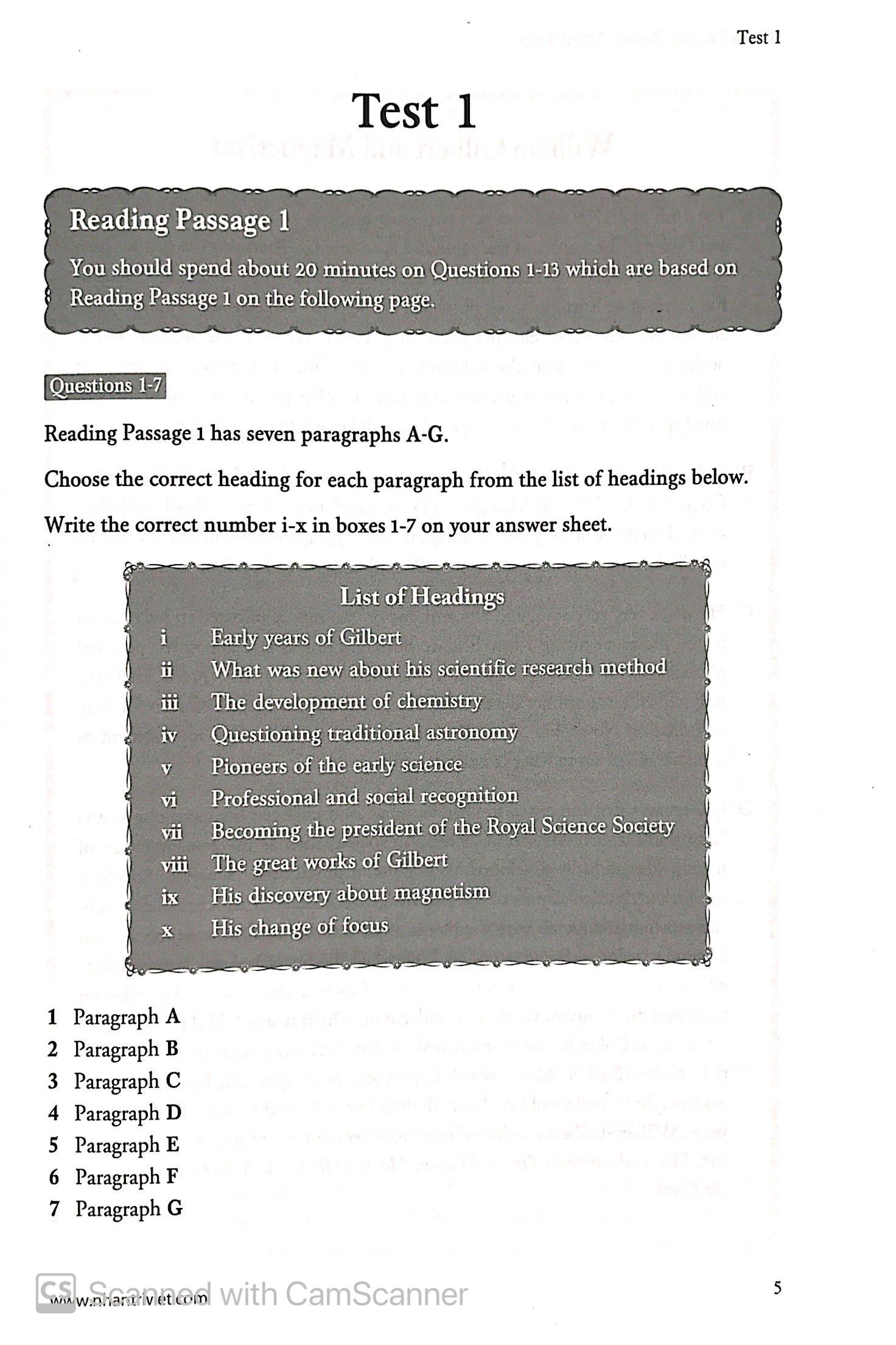 Sách IELTS Reading - Recent Actual Tests