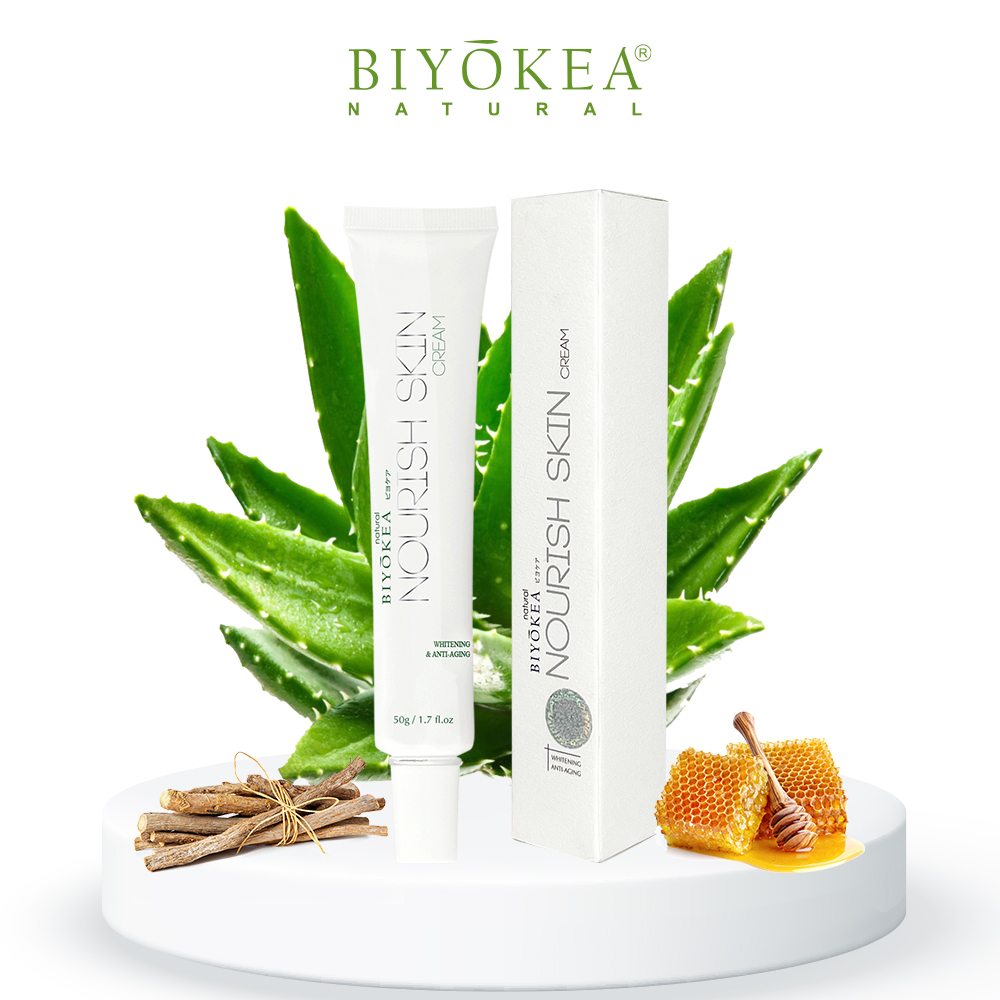Kem Dưỡng Sáng Da Ngừa Lão Hóa - Biyokea Nourish Skin Cream 50gr