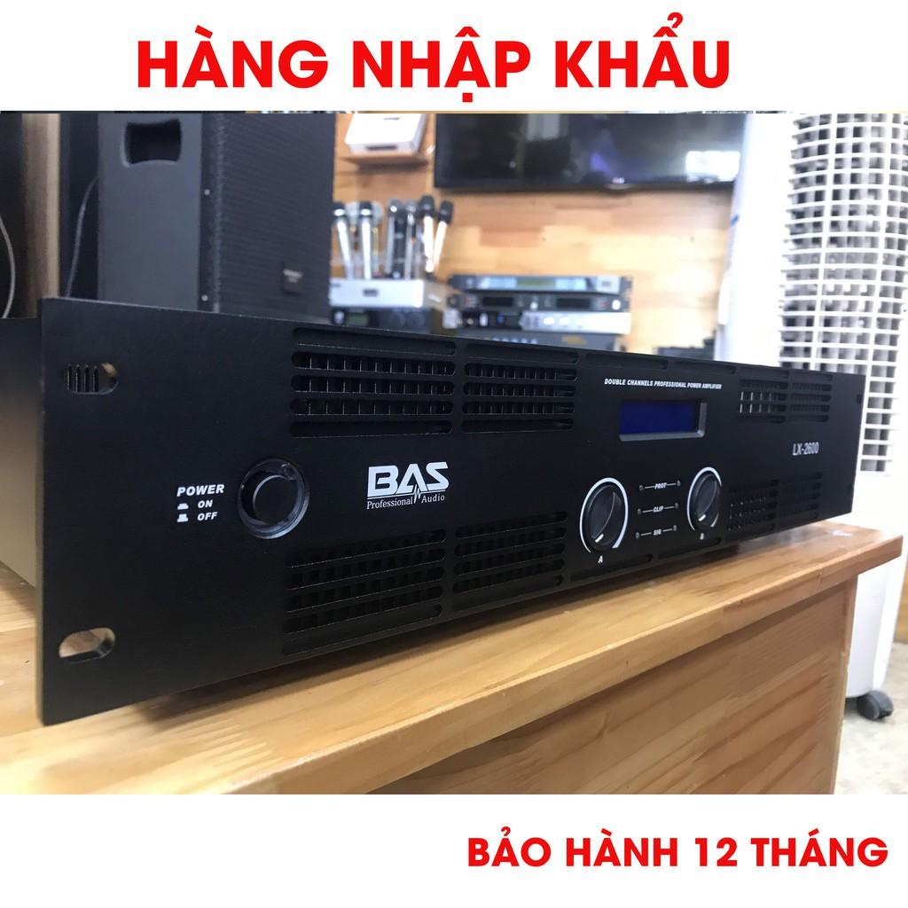 Công suất BAS LX 2600, đẩy 2 kênh 600W/1kênh. Đẩy chuyên dành cho dàn karaoke gia đình. Hàng nhập khẩu