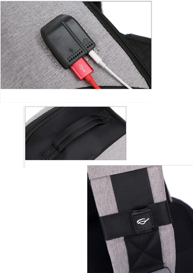 Balo 1 quai đeo chéo nam màu sắc basic , khóa giấu chống trộm mới bảo vệ đồ dùng