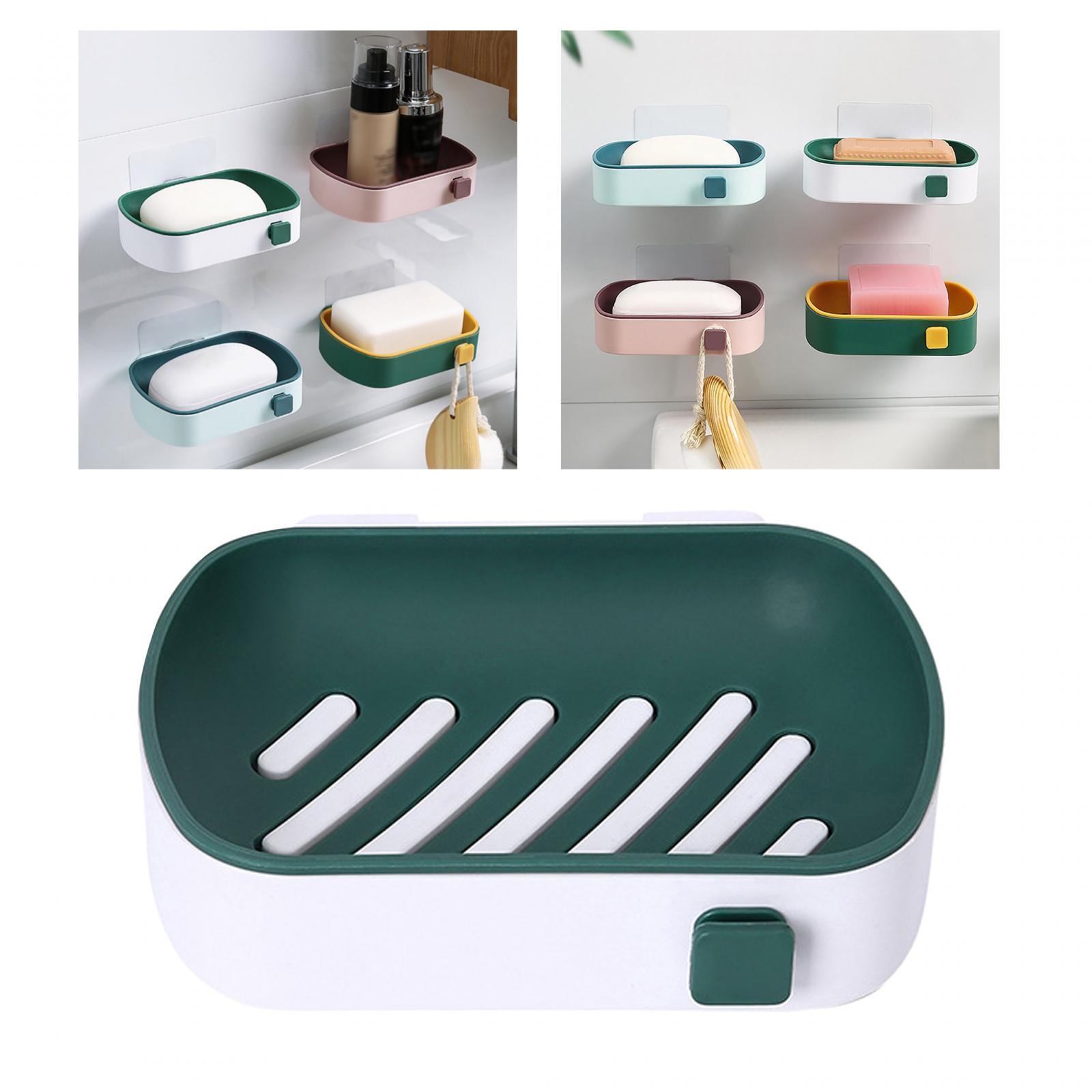 Soap Dish with Drain Soap Holder Case Detachable Soap Holder for Bath Tub