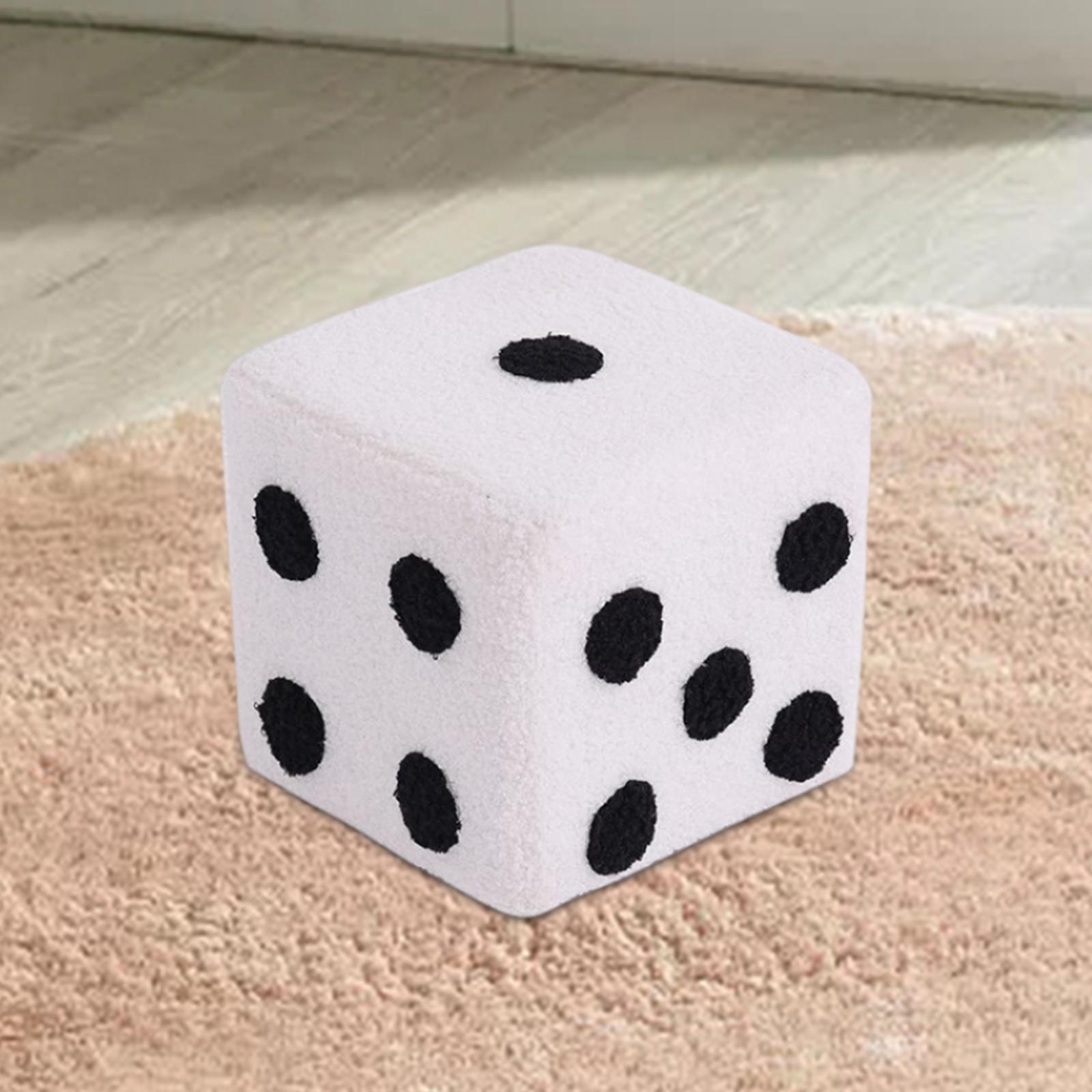 Cube Ottoman Foot Rest Stool Decorative Sofa Stool for Living Room Apartment