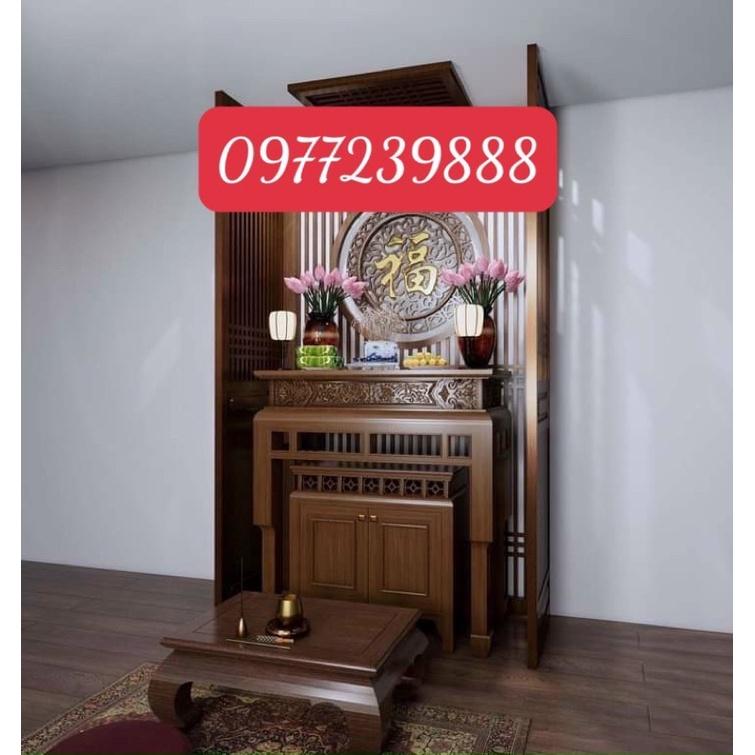 Bàn thờ giá xưởng gỗ sồi