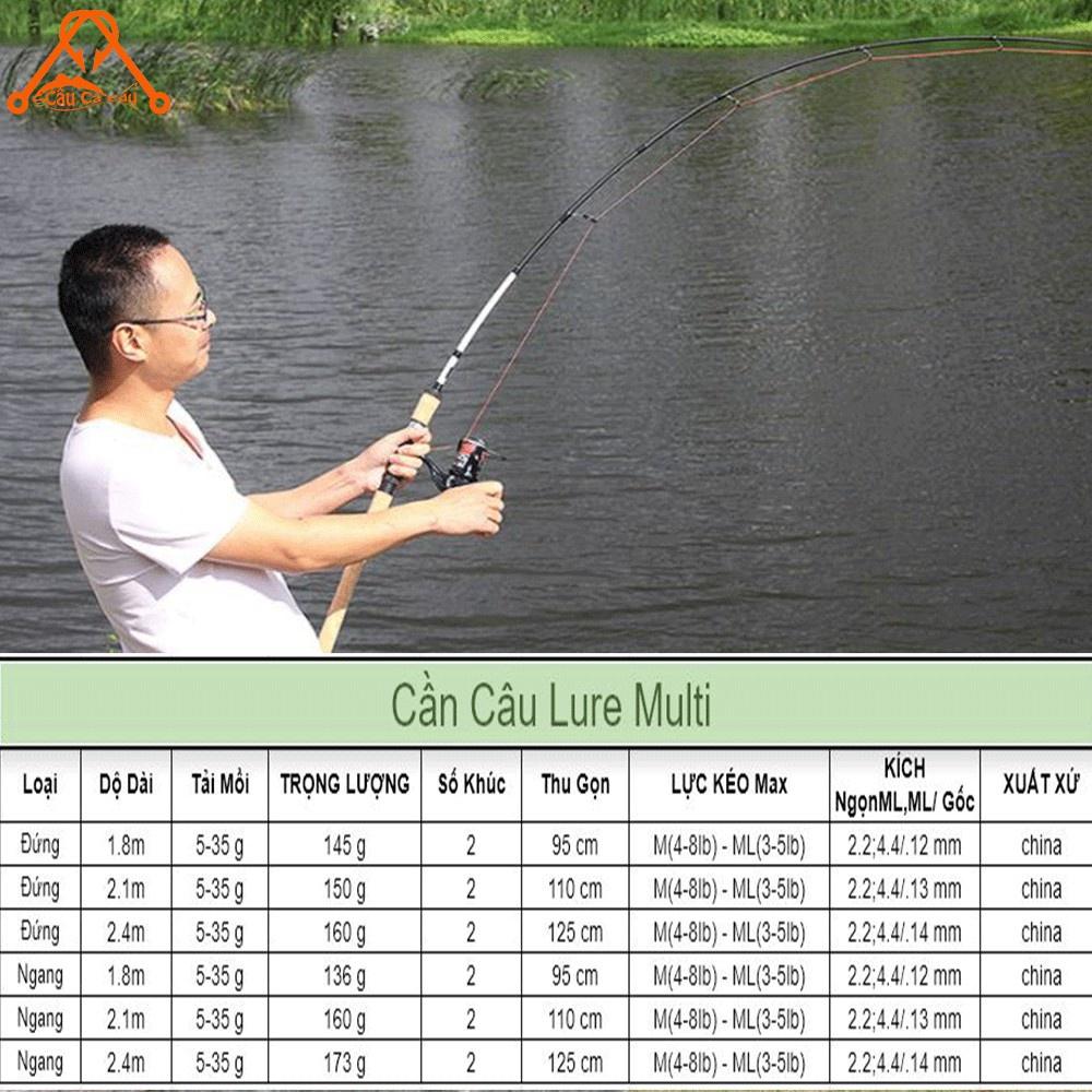 (sale) Bộ 42 Cần Câu Lure Multi Siêu Dẻo Không Thể Bị Gãy - CauCaEdu | uy tín chất lượng