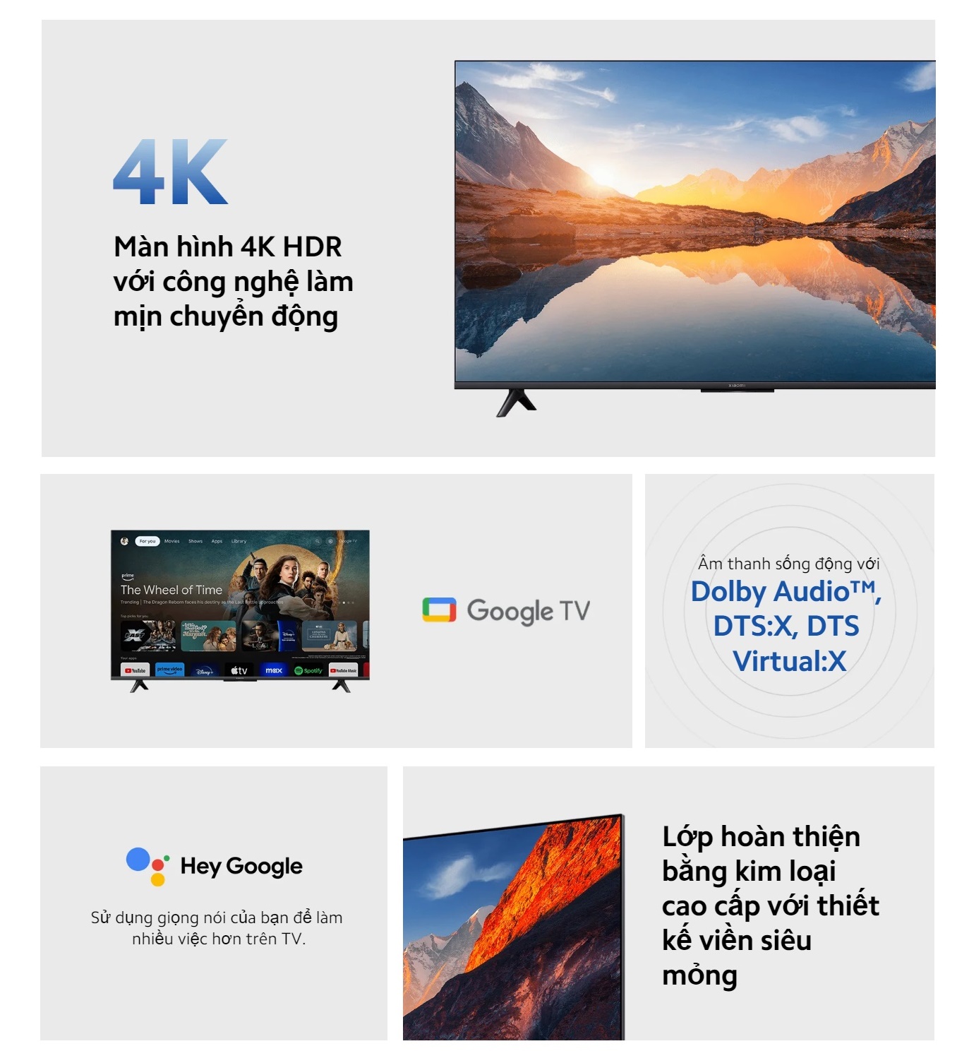 Smart Tivi Xiaomi TV A43&quot; FUD 2025 - 43 Inch - Hàng Chính Hãng, Bảo Hành 24 Tháng