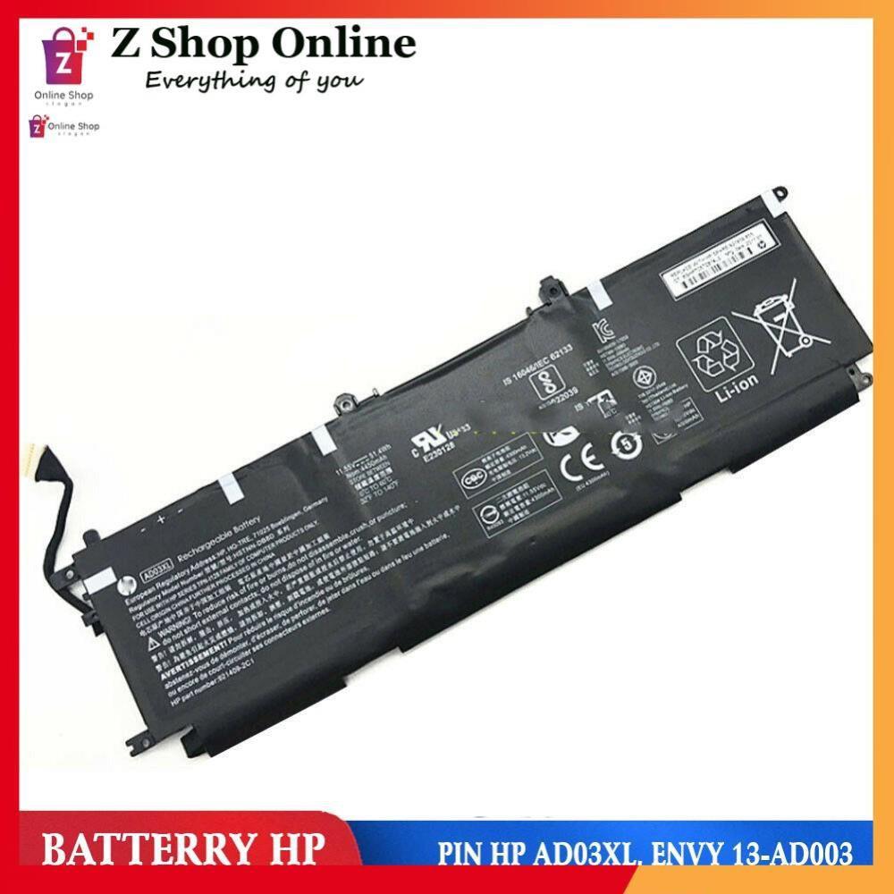 Pin Dùng Cho laptop HP Envy 13-AD03XL, ENVY 13-AD 13-AD003