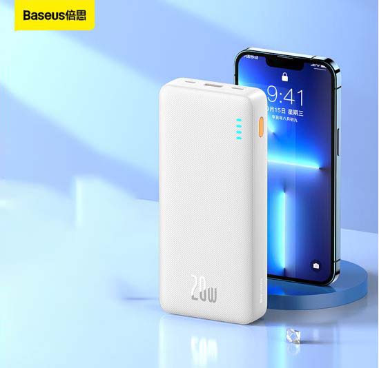 Pin dự phòng Baseus Airpow Light Battery Fast Charging Power Bank 20000mAh PD 20W - Hàng chính hãng